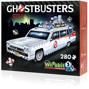 

WREBBIT 3D puzzle Auto GhostbustersECTO-1, 280 dílků