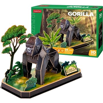 

CUBICFUN 3D puzzle Gorila 34 dílků