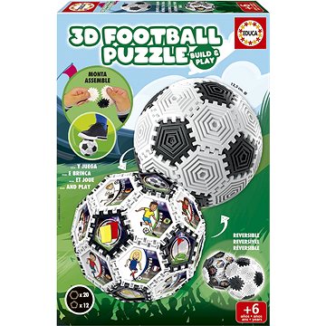 

EDUCA 3D Puzzle Build&Play: Fotbalový míč 32 dílků