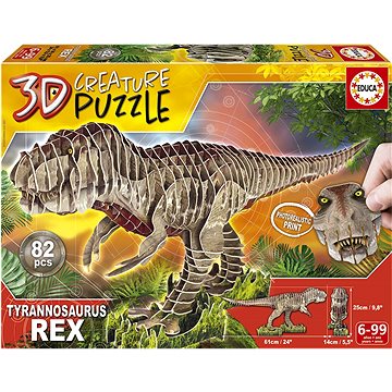 

EDUCA 3D puzzle T-Rex 82 dílků