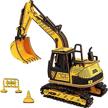 

ROBOTIME Rokr 3D dřevěné puzzle Bagr 395 dílků