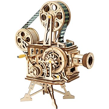 

ROBOTIME Rokr 3D dřevěné puzzle Mechanický filmový projektor 183 dílků
