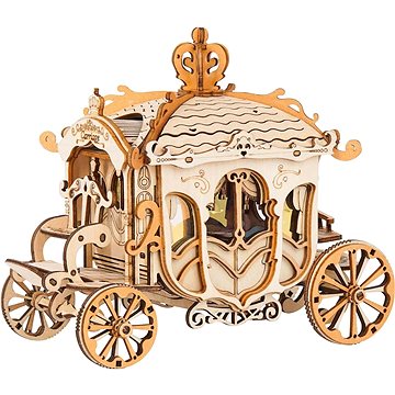 

ROBOTIME Rolife 3D dřevěné puzzle Klasický kočár 92 dílků