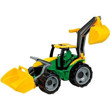 

Lena Traktor se lžící a bagrem