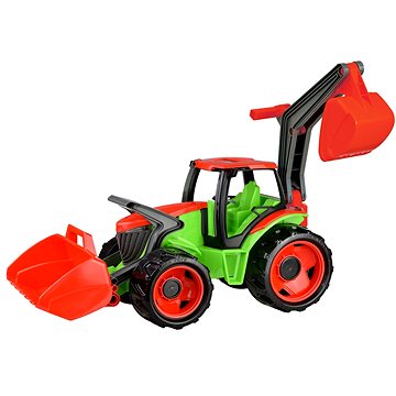

Lena Traktor se lžící a bagrem, zelenočervený
