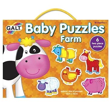 GALT Puzzle pro nejmenší – Zvířátka na farmě - Puzzle