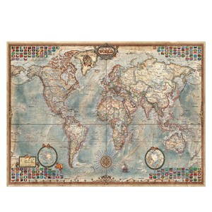 

EDUCA Puzzle Politická mapa světa 4000 dílků