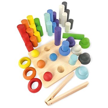 

Ulanik Montessori dřevěná sada Věžičky