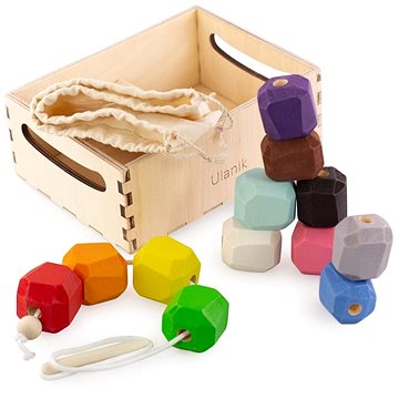 

Ulanik Montessori vzdělávací hra Lacing stones