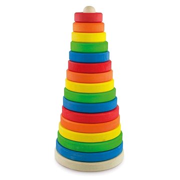 

Ulanik Dřevěná pyramida velká barevná