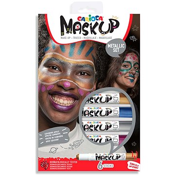 Carioca Mask Up Metallic 6 ks