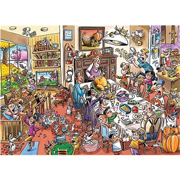 

Cobble Hill Puzzle DoodleTown: Šťastné díkuvzdání, 1000 dílků