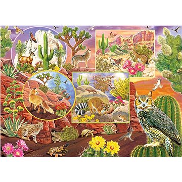 

Cobble Hill Rodinné puzzle Kouzlo pouště, 350 dílků