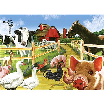 

Cobble Hill Rodinné puzzle Vítejte na farmě, 350 dílků