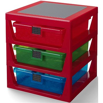 

LEGO organizér se třemi zásuvkami
