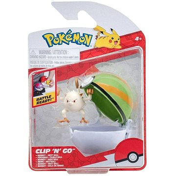 

Pokémon Clip 'N' Go Mankey + Nest Ball