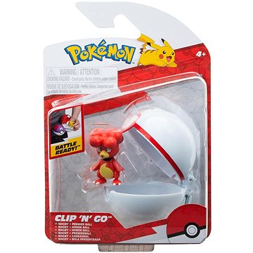 

Pokémon Clip 'N' Go Premier Ball - figurka Magby