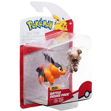 

Pokémon Battle figurky Tepig + Rockruff