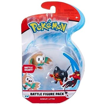 

Pokémon Battle pack akční figurka Rowlet a Litten