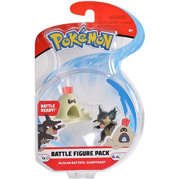 

Pokémon figurky Alolan Rattata a Sandygast