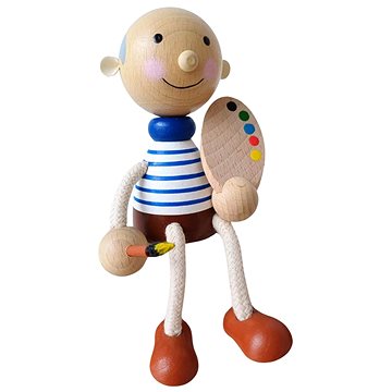 

KROKIDO Malíř Pablo - ručně malovaná dřevěná figurka