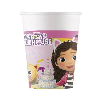 

GODAN Papírové kelímky Gábinin kouzelný domeček - Gabby's dollhouse, 200 ml, 8 ks