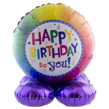 

Funny Fashion Foliový balonek stojící dekorace Happy Birthday 50 cm