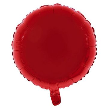 

Funny Fashion Foliový balonek kulatý červený 46 cm
