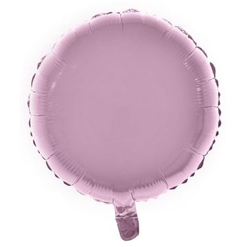 

Funny Fashion Foliový balonek kulatý světle růžový 46 cm