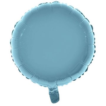 

Funny Fashion Foliový balonek kulatý světle modrý 46 cm