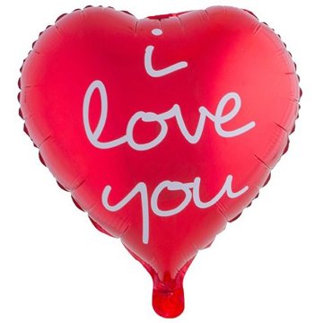 

Funny Fashion Foliový balonek srdce I Love You červené 52 cm