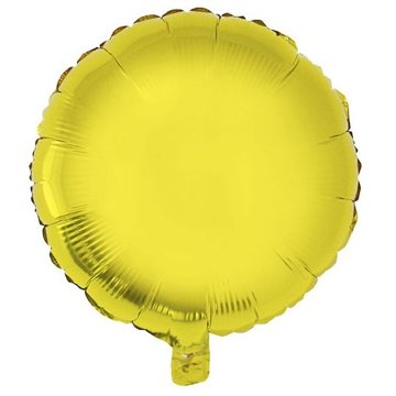 

Funny Fashion Foliový balonek kulatý zlatý 46 cm