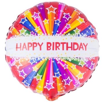 

Funny Fashion Foliový balonek narozeniny Happy Birthday 53 cm