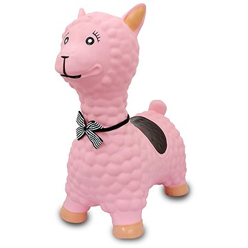 

Jamara Nafukovací hopsací lama, růžová