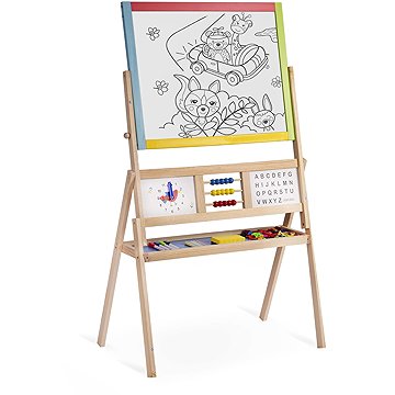 Ricokids Velká magnetická tabule s hodinami, vícebarevná