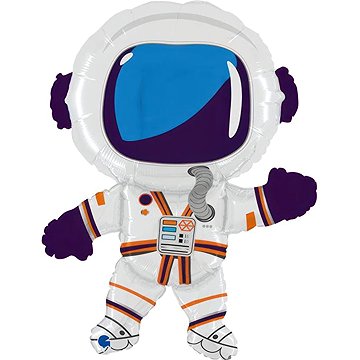 SMART BALLONS Balón fóliový - kosmonaut, vesmír, 71 cm