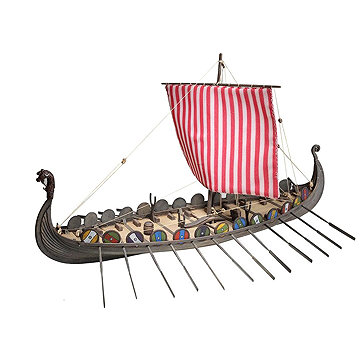 

Siva Vikingská loď Drakkar 1:48 40 cm