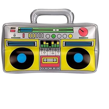 GUIRCA Nafukovací rádio disco 80. léta 40 × 20 cm