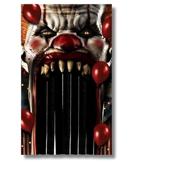 

GUIRCA Dekorace závěs halloween - klaun horor to - pennywise - 145 × 240 cm