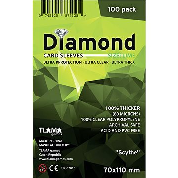 TLAMA games Obaly na karty Diamond Lime: 