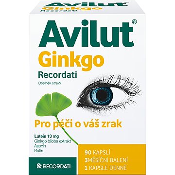 

Avilut Ginkgo Recordati 90 kapslí