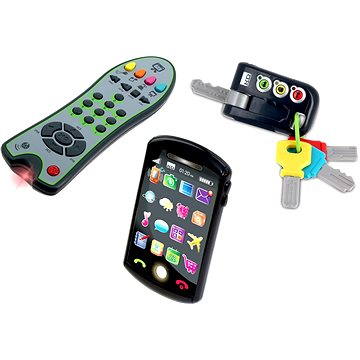 

Trio set Tech Too - klíče, ovladač a telefon