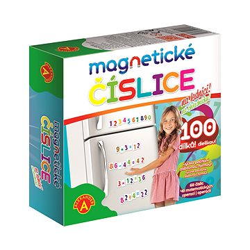 

Magnetické číslice na lednici