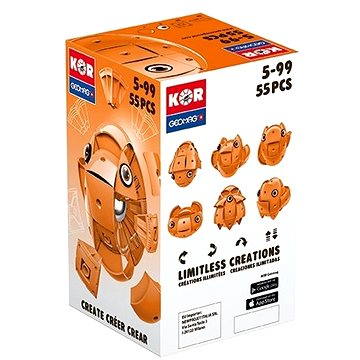 

Geomag - Kor 55 dílků oranžová