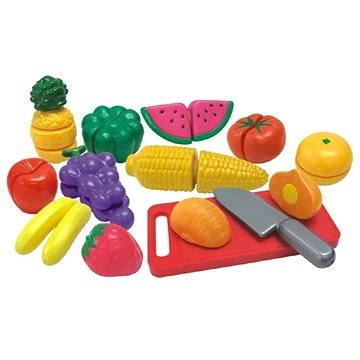 Ovoce a zelenina krájená v krabičce - Tematická sada hraček