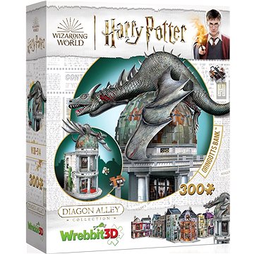 

WREBBIT 3D puzzle Harry Potter: Gringottova banka 300 dílků