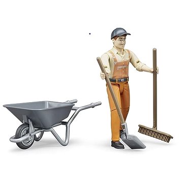 

Bruder 62130 BWORLD Set komunal s figurkou