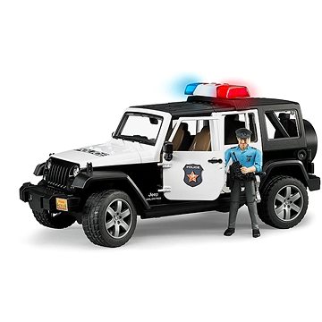 

Bruder 2526 Jeep Wrangler Policie s figurkou policisty