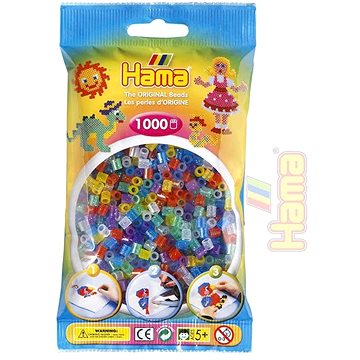 

Hama Zažehlovací korálky třpytivé 1000 ks