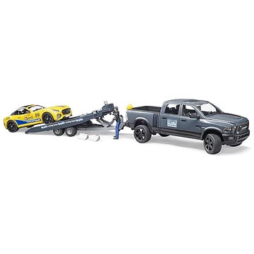 

Bruder 2504 Terénní auto RAM se závoďákem a figurkou
